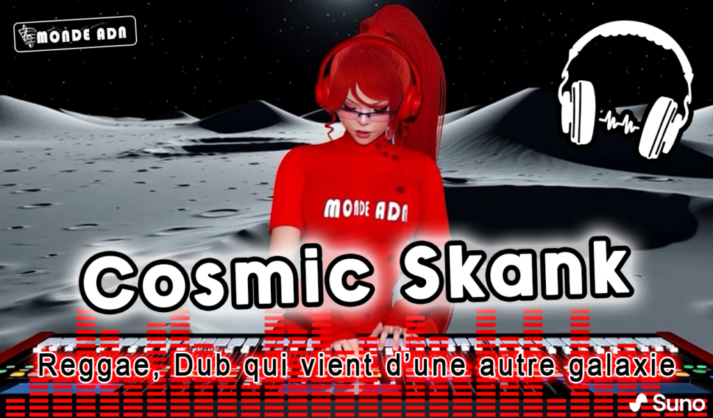 Cosmic Skank – Reggae Dub Hypnotique & Guitare Planante. Music Monde ADN