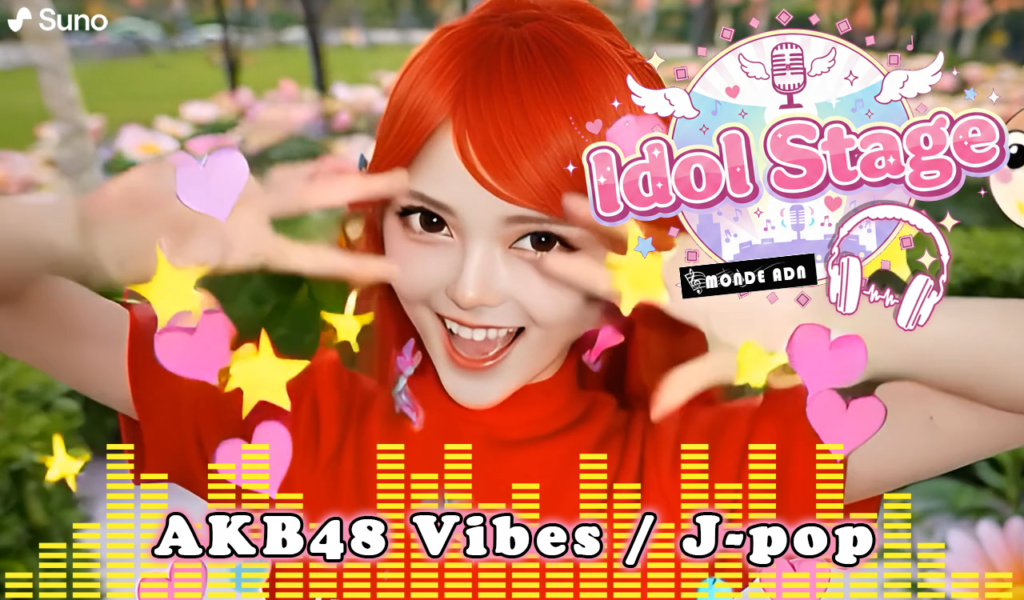 Idol Stage : J-pop AKB48 Vibes | Official clip | Animation Music Video