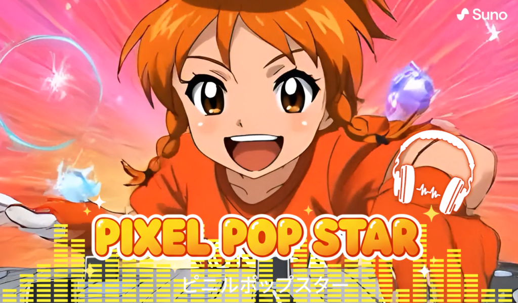 Pixel Pop Star : Official Anim clip | Animation Music Video