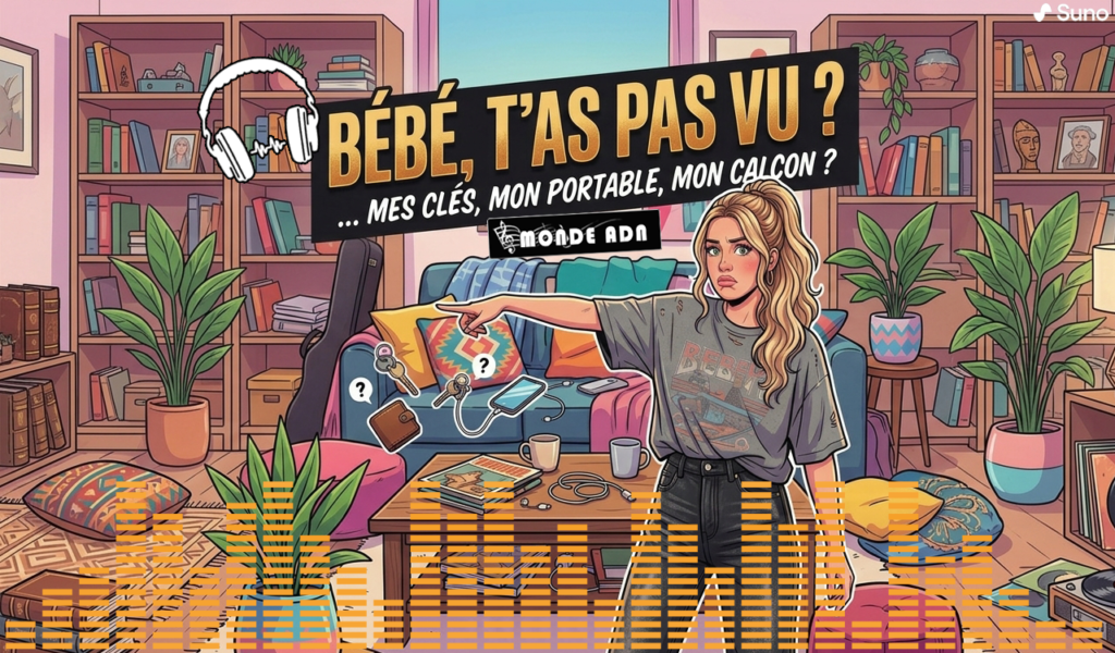Bébé, t’as pas vu. Chanson française, spécial hommes, ironie, drole